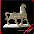 Garden Horse Statue, Natural Stone Life Size Horse Sculpture Statue For Decoration